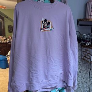 Purple Mickey Mouse Sweatshirt